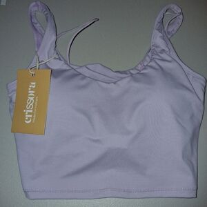 Crissoria Lilac High Neck Bikini Top